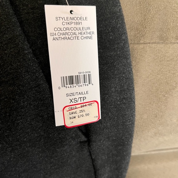 Lord and Taylor Ponte Ankle pant, size XS, NWT - Picture 5 of 7